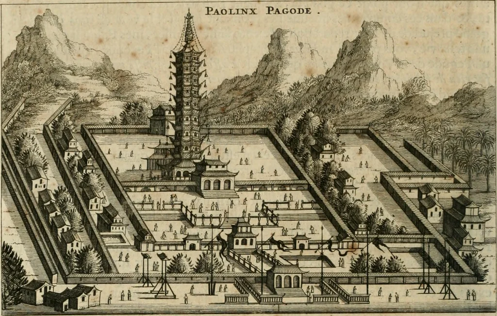 An illustration from L'ambassade de la Compagnie orientale des Provinces Unies vers l'empereur de la Chine, ou grand cam de Tartarie, faite par les Srs. Pierre de Goyer, & Jacob de Keyser, 1665, leaf 199