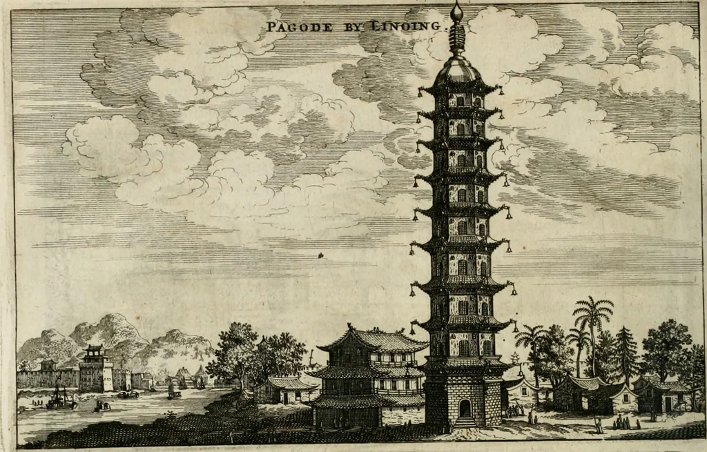 An illustration from L'ambassade de la Compagnie orientale des Provinces Unies vers l'empereur de la Chine, ou grand cam de Tartarie, faite par les Srs. Pierre de Goyer, & Jacob de Keyser, 1665, leaf 255