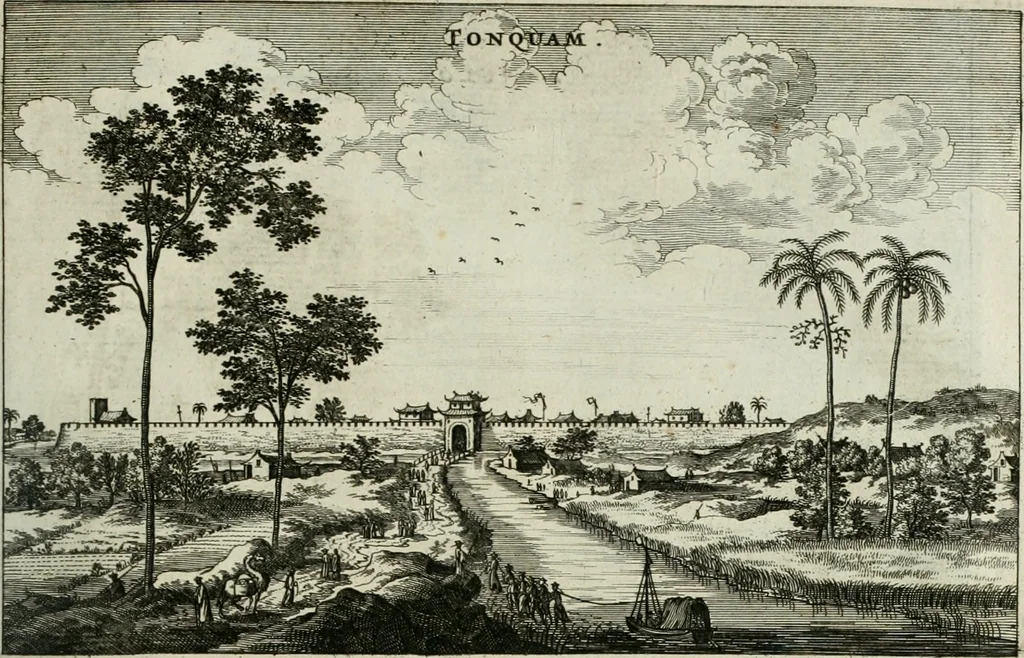 An illustration from L'ambassade de la Compagnie orientale des Provinces Unies vers l'empereur de la Chine, ou grand cam de Tartarie, faite par les Srs. Pierre de Goyer, & Jacob de Keyser, 1665, leaf 264