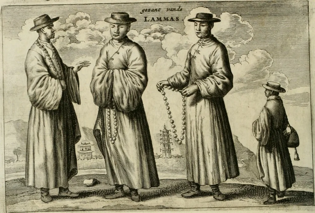 An illustration from L'ambassade de la Compagnie orientale des Provinces Unies vers l'empereur de la Chine, ou grand cam de Tartarie, faite par les Srs. Pierre de Goyer, & Jacob de Keyser, 1665, leaf 295