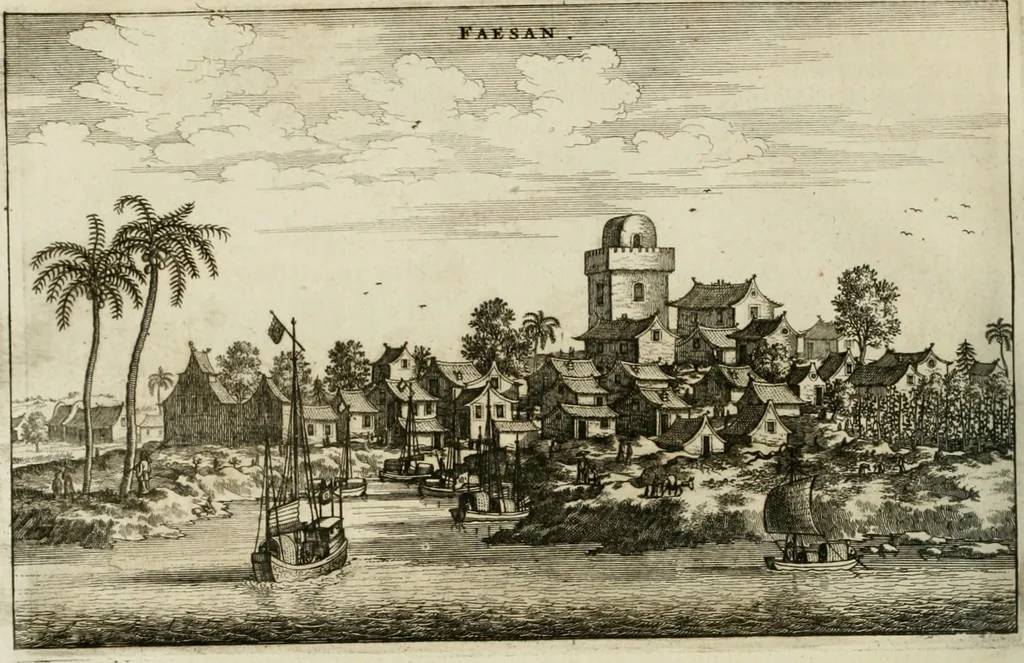 An illustration from L'ambassade de la Compagnie orientale des Provinces Unies vers l'empereur de la Chine, ou grand cam de Tartarie, faite par les Srs. Pierre de Goyer, & Jacob de Keyser, 1665, leaf 321