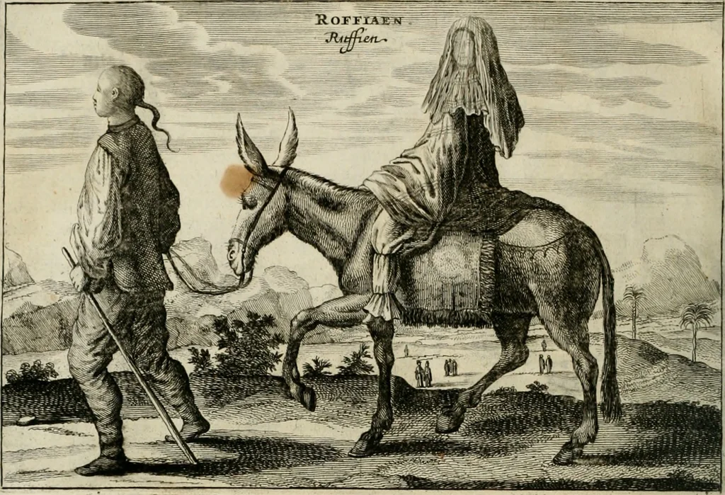 An illustration from L'ambassade de la Compagnie orientale des Provinces Unies vers l'empereur de la Chine, ou grand cam de Tartarie, faite par les Srs. Pierre de Goyer, & Jacob de Keyser, 1665, leaf 413