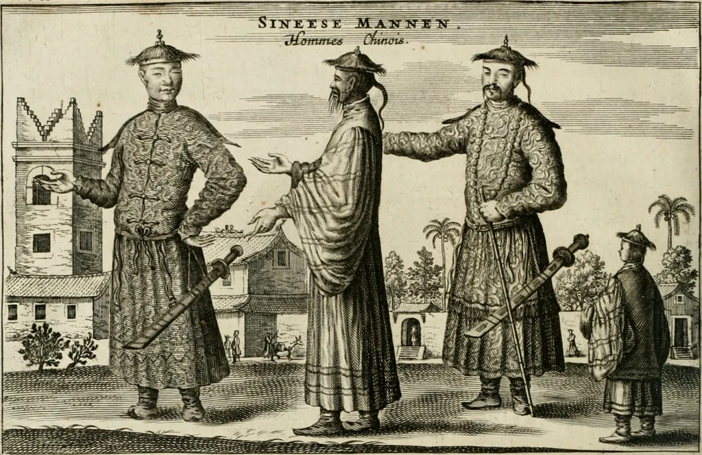 An illustration from L'ambassade de la Compagnie orientale des Provinces Unies vers l'empereur de la Chine, ou grand cam de Tartarie, faite par les Srs. Pierre de Goyer, & Jacob de Keyser, 1665, leaf 425