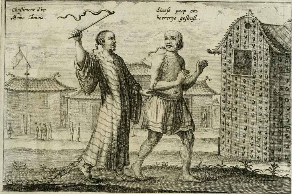An illustration from L'ambassade de la Compagnie orientale des Provinces Unies vers l'empereur de la Chine, ou grand cam de Tartarie, faite par les Srs. Pierre de Goyer, & Jacob de Keyser, 1665, leaf 436