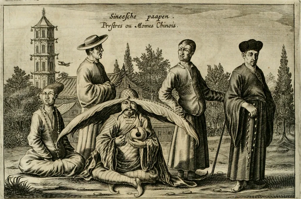 An illustration from L'ambassade de la Compagnie orientale des Provinces Unies vers l'empereur de la Chine, ou grand cam de Tartarie, faite par les Srs. Pierre de Goyer, & Jacob de Keyser, 1665, leaf 437