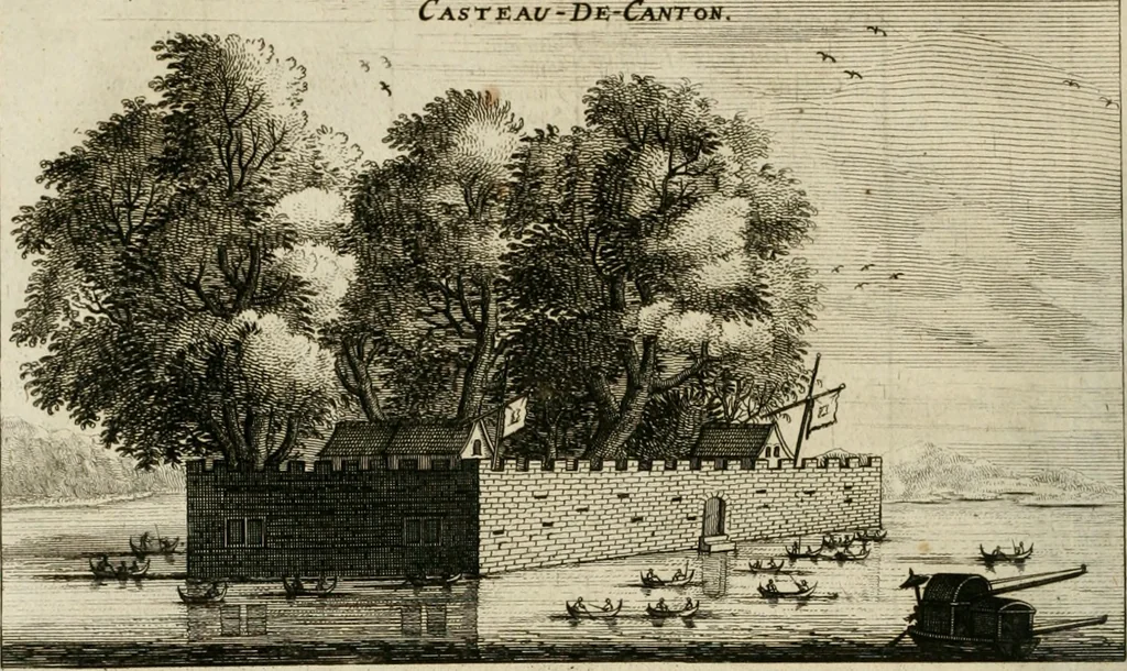 An illustration from L'ambassade de la Compagnie orientale des Provinces Unies vers l'empereur de la Chine, ou grand cam de Tartarie, faite par les Srs. Pierre de Goyer, & Jacob de Keyser, 1665, leaf 93