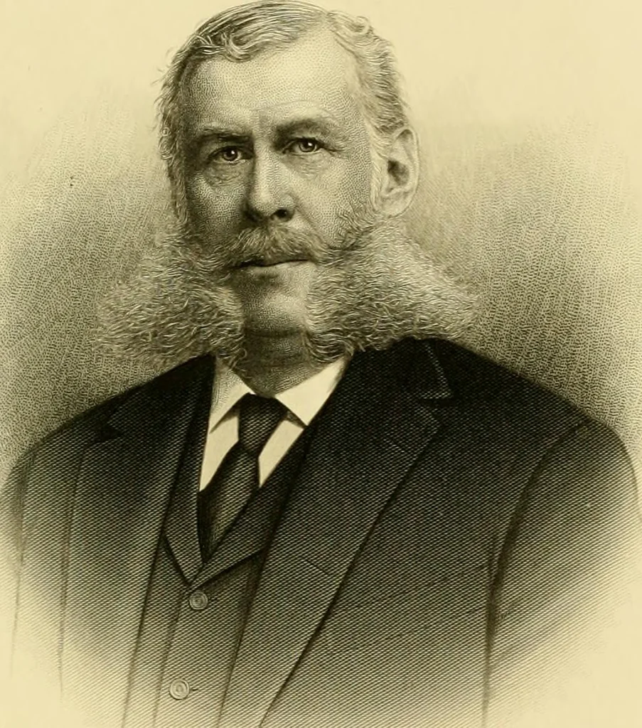 An illustration from Lamb's textile industry of the United States, embracing biographical sketches of prominment men and a historical résumé of the progress of textile manufacture from the earliest records to the present time;, 1911, leaf 424