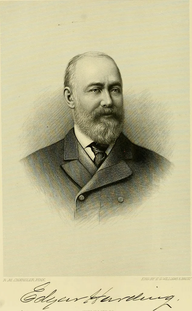 An illustration from Lamb's textile industry of the United States, embracing biographical sketches of prominment men and a historical résumé of the progress of textile manufacture from the earliest records to the present time;, 1911, leaf 435