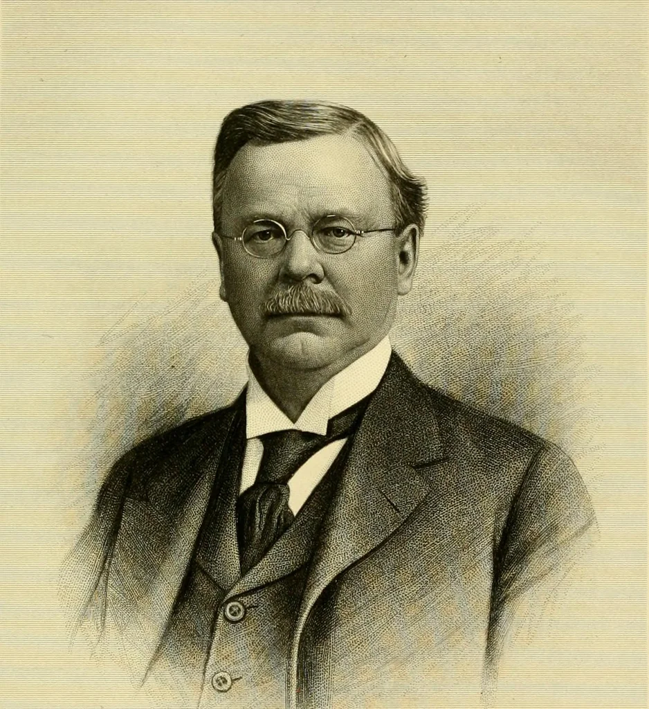An illustration from Lamb's textile industry of the United States, embracing biographical sketches of prominment men and a historical résumé of the progress of textile manufacture from the earliest records to the present time;, 1911, leaf 448