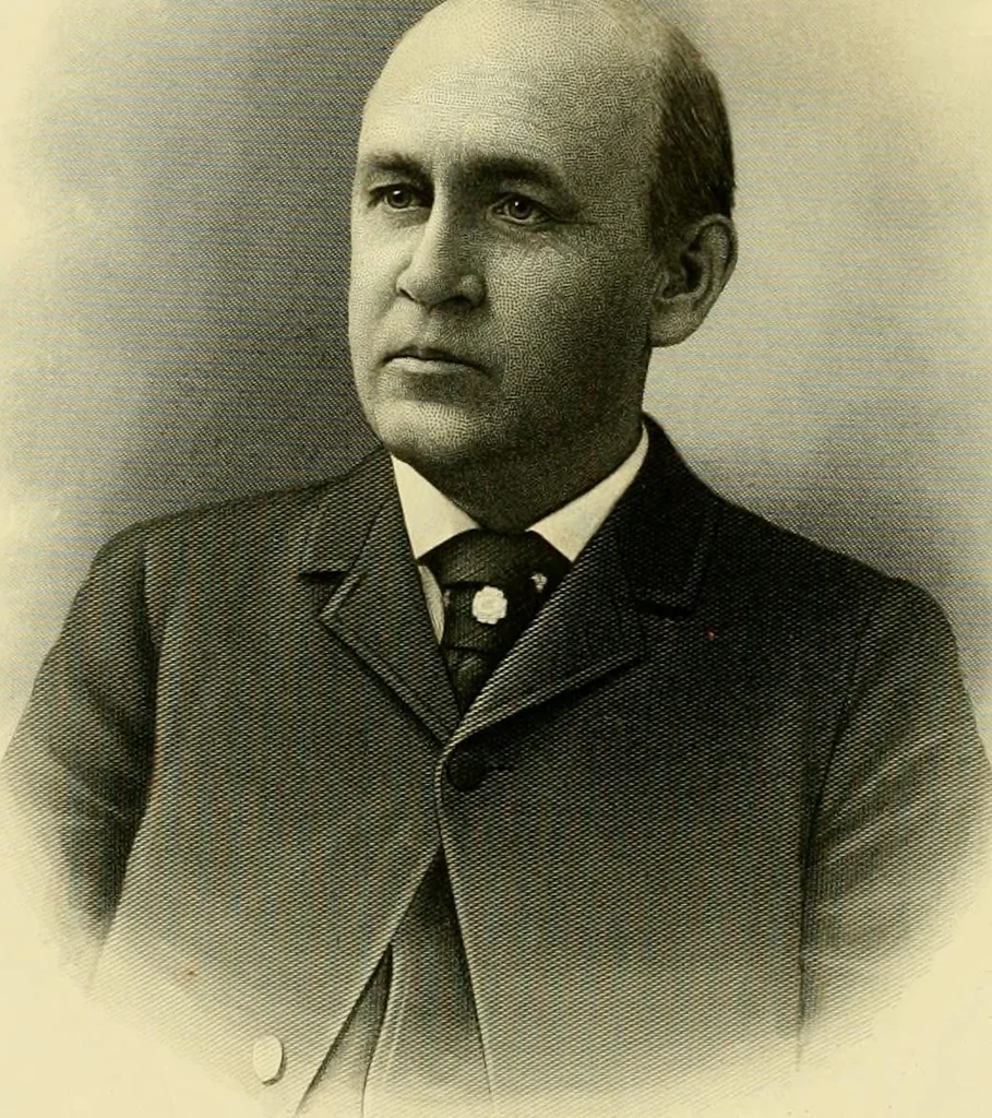 An illustration from Lamb's textile industry of the United States, embracing biographical sketches of prominment men and a historical résumé of the progress of textile manufacture from the earliest records to the present time;, 1911, leaf 485