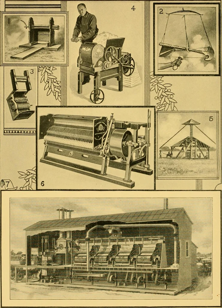 An illustration from Lamb's textile industry of the United States, embracing biographical sketches of prominment men and a historical résumé of the progress of textile manufacture from the earliest records to the present time;, 1911, leaf 49