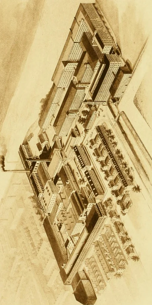 An illustration from Lamb's textile industry of the United States, embracing biographical sketches of prominment men and a historical résumé of the progress of textile manufacture from the earliest records to the present time;, 1911, leaf 539