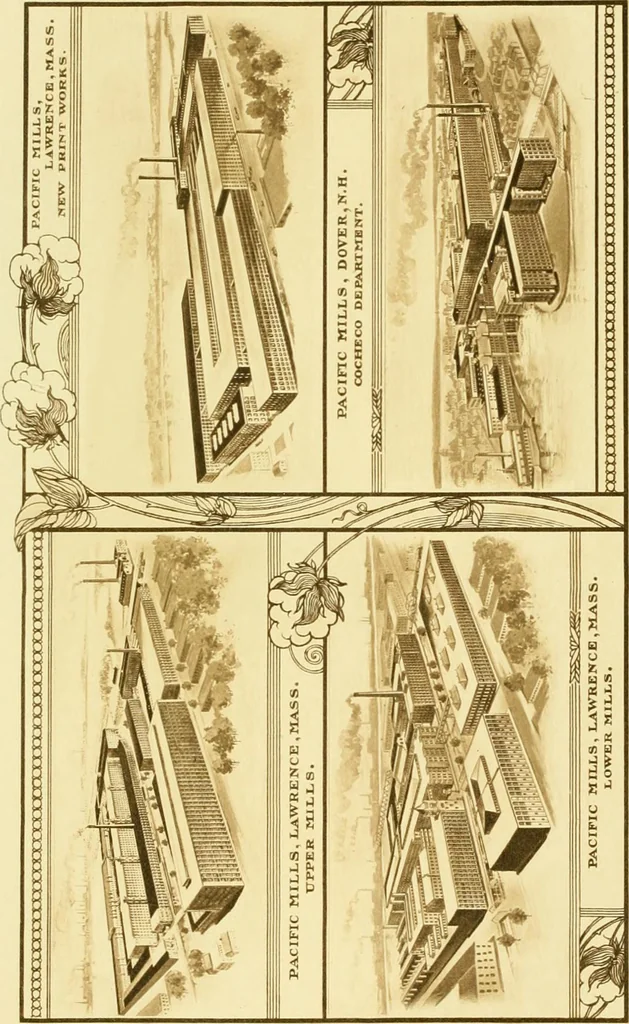 An illustration from Lamb's textile industry of the United States, embracing biographical sketches of prominment men and a historical résumé of the progress of textile manufacture from the earliest records to the present time;, 1911, leaf 578