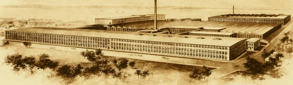 An illustration from Lamb's textile industry of the United States, embracing biographical sketches of prominment men and a historical résumé of the progress of textile manufacture from the earliest records to the present time;, 1911, leaf 585