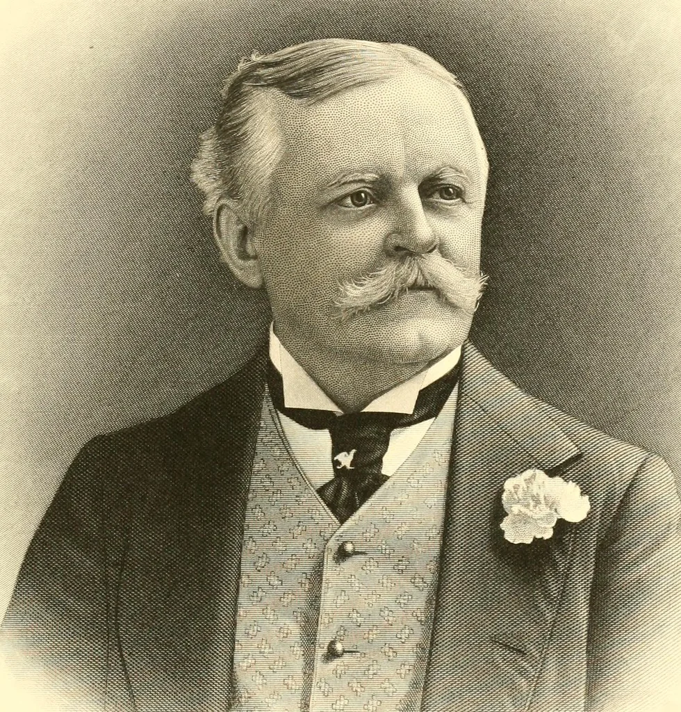 An illustration from Lamb's textile industry of the United States, embracing biographical sketches of prominment men and a historical résumé of the progress of textile manufacture from the earliest records to the present time;, 1916, leaf 120