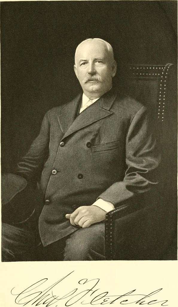 An illustration from Lamb's textile industry of the United States, embracing biographical sketches of prominment men and a historical résumé of the progress of textile manufacture from the earliest records to the present time;, 1916, leaf 156