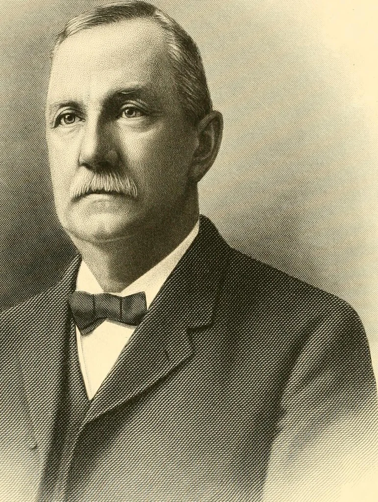 An illustration from Lamb's textile industry of the United States, embracing biographical sketches of prominment men and a historical résumé of the progress of textile manufacture from the earliest records to the present time;, 1916, leaf 191