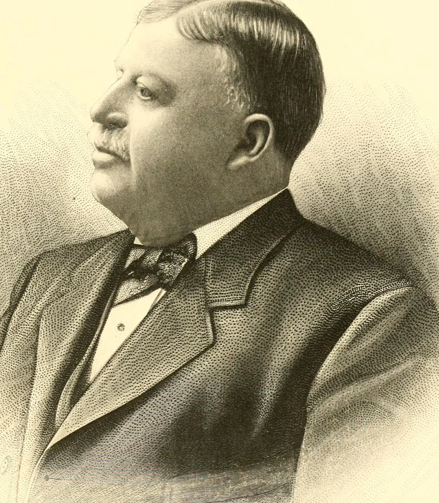 An illustration from Lamb's textile industry of the United States, embracing biographical sketches of prominment men and a historical résumé of the progress of textile manufacture from the earliest records to the present time;, 1916, leaf 206