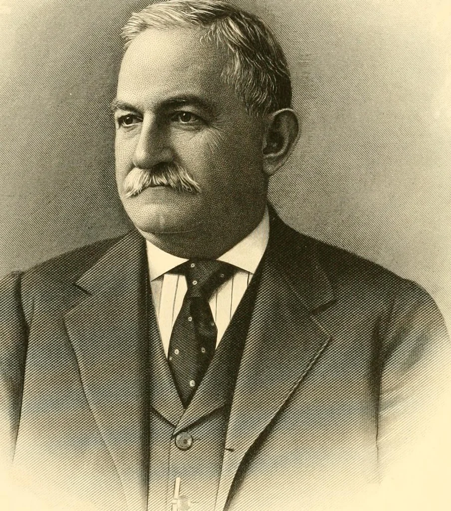 An illustration from Lamb's textile industry of the United States, embracing biographical sketches of prominment men and a historical résumé of the progress of textile manufacture from the earliest records to the present time;, 1916, leaf 289