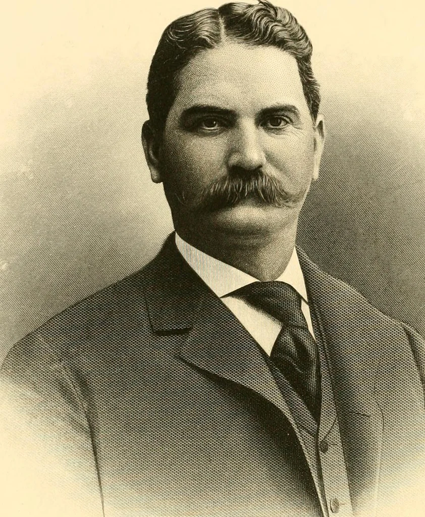 An illustration from Lamb's textile industry of the United States, embracing biographical sketches of prominment men and a historical résumé of the progress of textile manufacture from the earliest records to the present time;, 1916, leaf 293