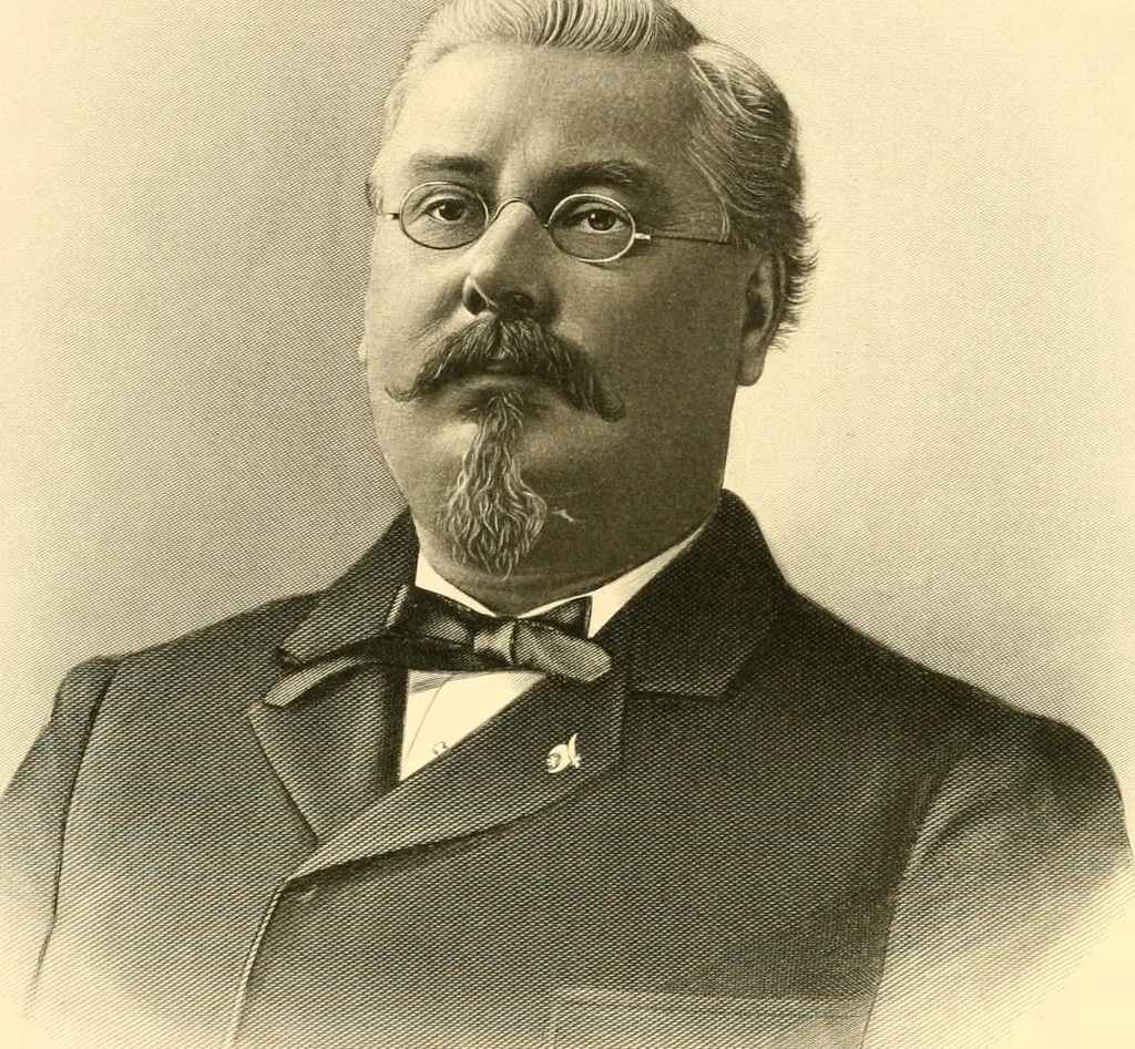 An illustration from Lamb's textile industry of the United States, embracing biographical sketches of prominment men and a historical résumé of the progress of textile manufacture from the earliest records to the present time;, 1916, leaf 305