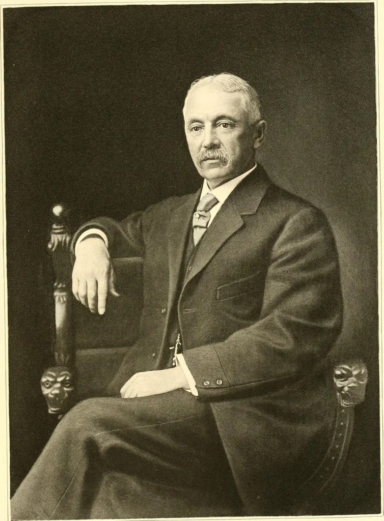 An illustration from Lamb's textile industry of the United States, embracing biographical sketches of prominment men and a historical résumé of the progress of textile manufacture from the earliest records to the present time;, 1916, leaf 318