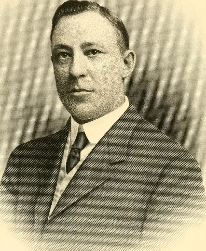 An illustration from Lamb's textile industry of the United States, embracing biographical sketches of prominment men and a historical résumé of the progress of textile manufacture from the earliest records to the present time;, 1916, leaf 419