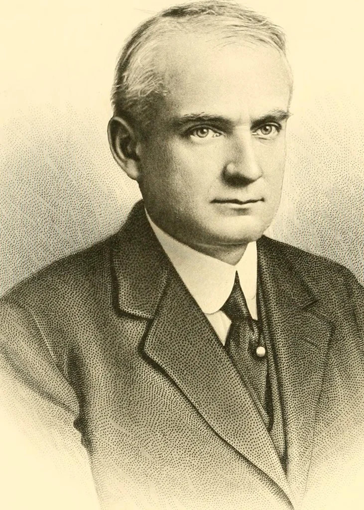 An illustration from Lamb's textile industry of the United States, embracing biographical sketches of prominment men and a historical résumé of the progress of textile manufacture from the earliest records to the present time;, 1916, leaf 483