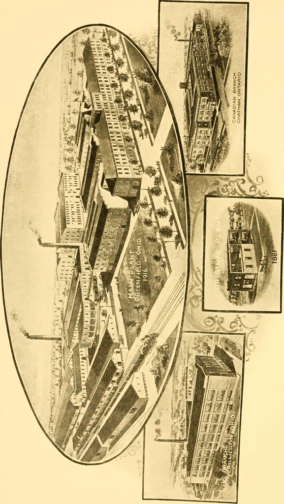 An illustration from Lamb's textile industry of the United States, embracing biographical sketches of prominment men and a historical résumé of the progress of textile manufacture from the earliest records to the present time;, 1916, leaf 561