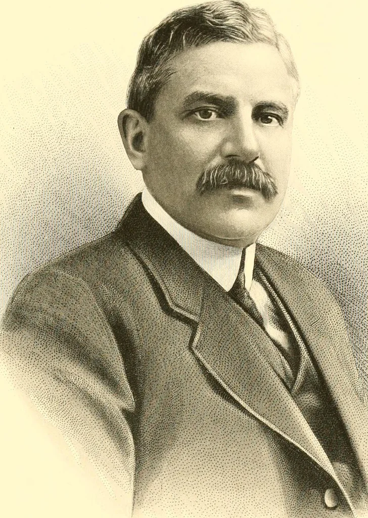 An illustration from Lamb's textile industry of the United States, embracing biographical sketches of prominment men and a historical résumé of the progress of textile manufacture from the earliest records to the present time;, 1916, leaf 68