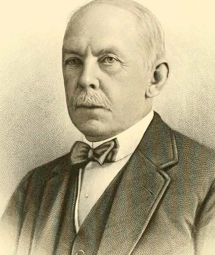 An illustration from Lamb's textile industry of the United States, embracing biographical sketches of prominment men and a historical résumé of the progress of textile manufacture from the earliest records to the present time;, 1916, leaf 85