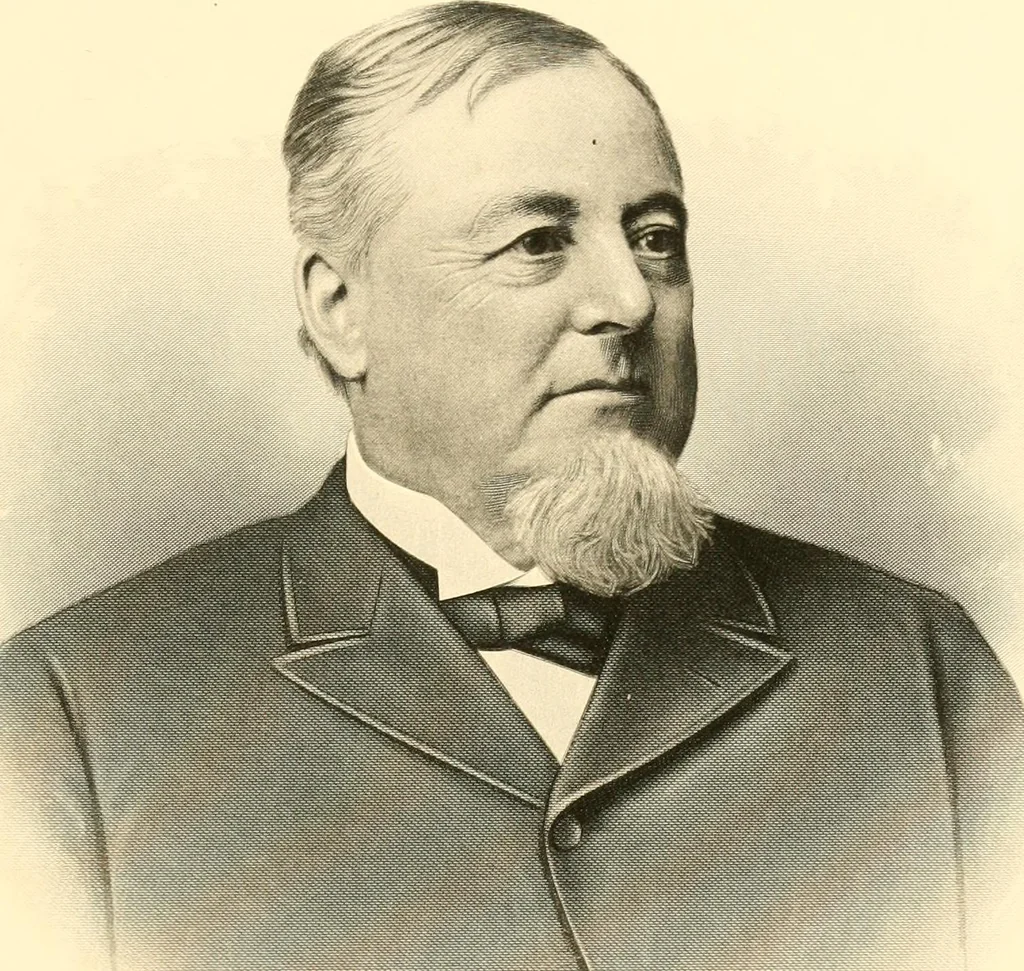 An illustration from Lamb's textile industry of the United States, embracing biographical sketches of prominment men and a historical résumé of the progress of textile manufacture from the earliest records to the present time;, 1916, leaf 94