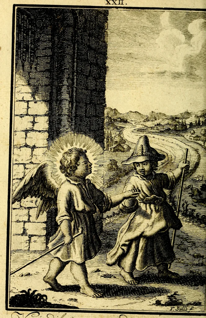 An illustration from L'ame amante de son Dieu, representée dans les emblémes de Hermannus Hugo sur ses pieux desirs: & dans ceux d'Othon Vaenius sur l'amour divin, 1717, leaf 101
