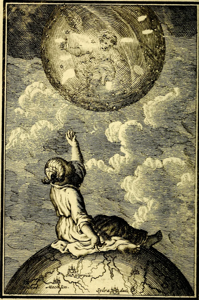 An illustration from L'ame amante de son Dieu, representée dans les emblémes de Hermannus Hugo sur ses pieux desirs: & dans ceux d'Othon Vaenius sur l'amour divin, 1717, leaf 143