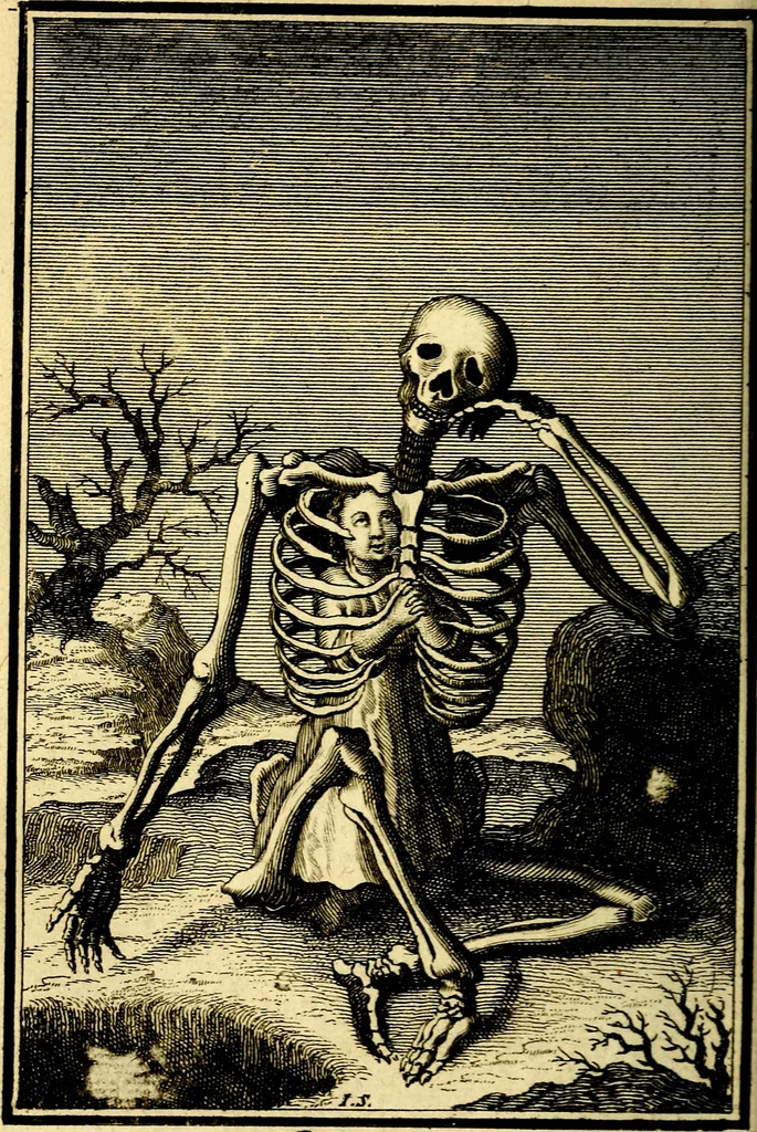 An illustration from L'ame amante de son Dieu, representée dans les emblémes de Hermannus Hugo sur ses pieux desirs: & dans ceux d'Othon Vaenius sur l'amour divin, 1717, leaf 149
