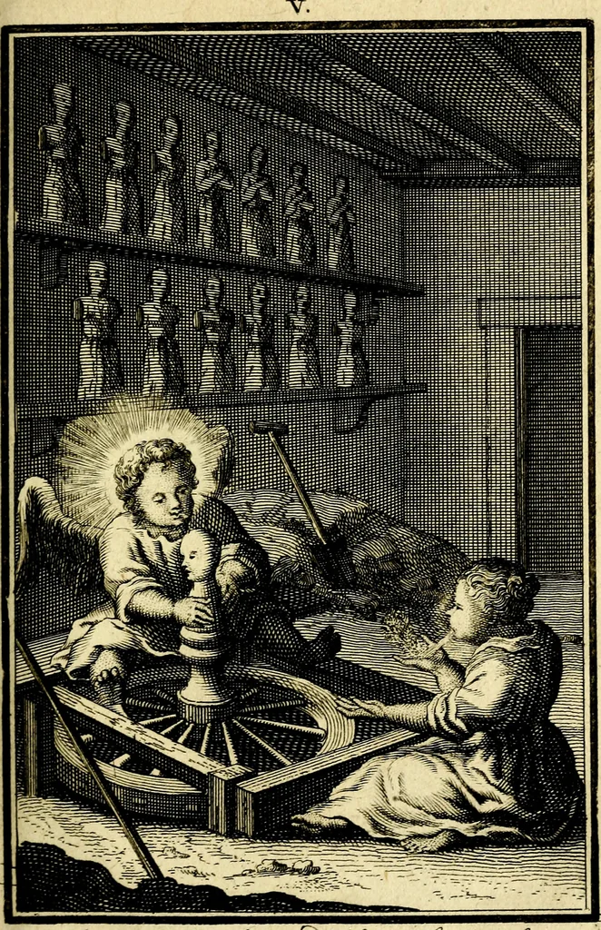 An illustration from L'ame amante de son Dieu, representée dans les emblémes de Hermannus Hugo sur ses pieux desirs: & dans ceux d'Othon Vaenius sur l'amour divin, 1717, leaf 50