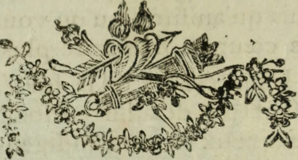 An illustration from L'ame amante de son Dieu, représentée dans les emblemes de Hermannus Hugo, et dans ceux d'Othon Vaenius sur l'amour divin. Avec des figures nouvelles accompagnées de vers qui en font l'application aux dispositions les plus essentielles de la vie intérieure, 1790, leaf 102