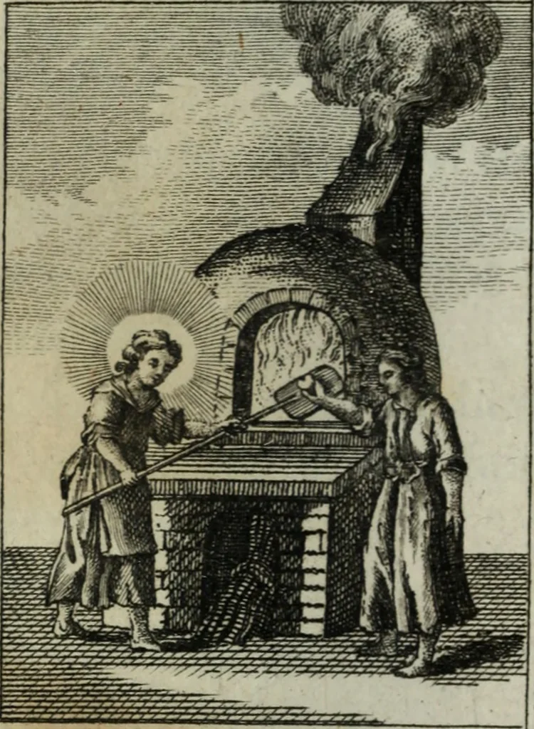 An illustration from L'ame amante de son Dieu, représentée dans les emblemes de Hermannus Hugo, et dans ceux d'Othon Vaenius sur l'amour divin. Avec des figures nouvelles accompagnées de vers qui en font l'application aux dispositions les plus essentielles de la vie intérieure, 1790, leaf 249