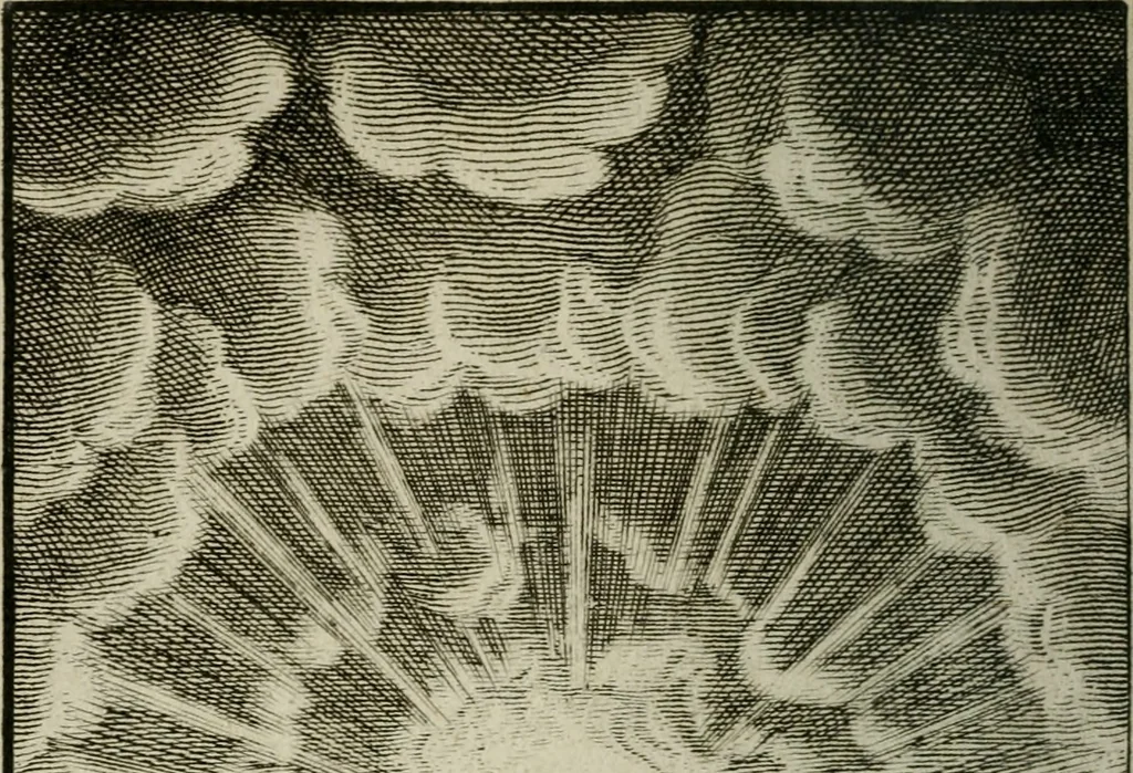 An illustration from L'ame amante de son Dieu, representée dans les emblémes de Hermannus Hugo sur ses pieux desirs: & dans ceux d'Othon Vaenius sur l'amour divin, 1717, leaf 315