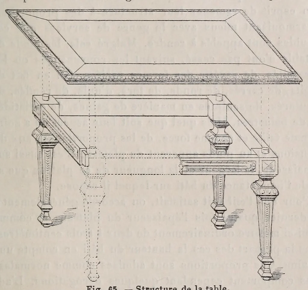 An illustration from La menuiserie, 1921, leaf 103