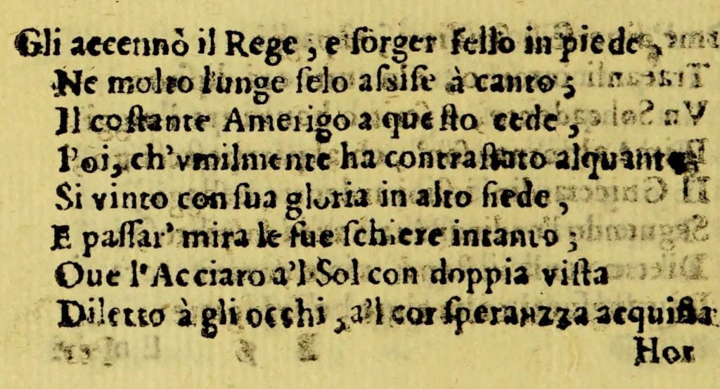 An illustration from L'America, 1611, leaf 42