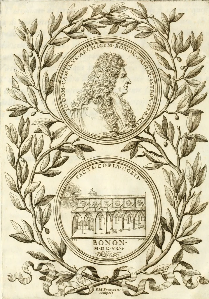 An illustration from La meridiana del tempio di S. Petronio : tirata, e preparata per le osseruazioni astronomiche l'anno 1655 : riuista, e restaurata l'anno 1695, 1695, leaf 11