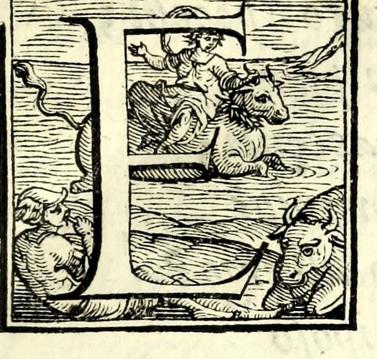 An illustration from La Merope : tragedia, 1605, leaf 17