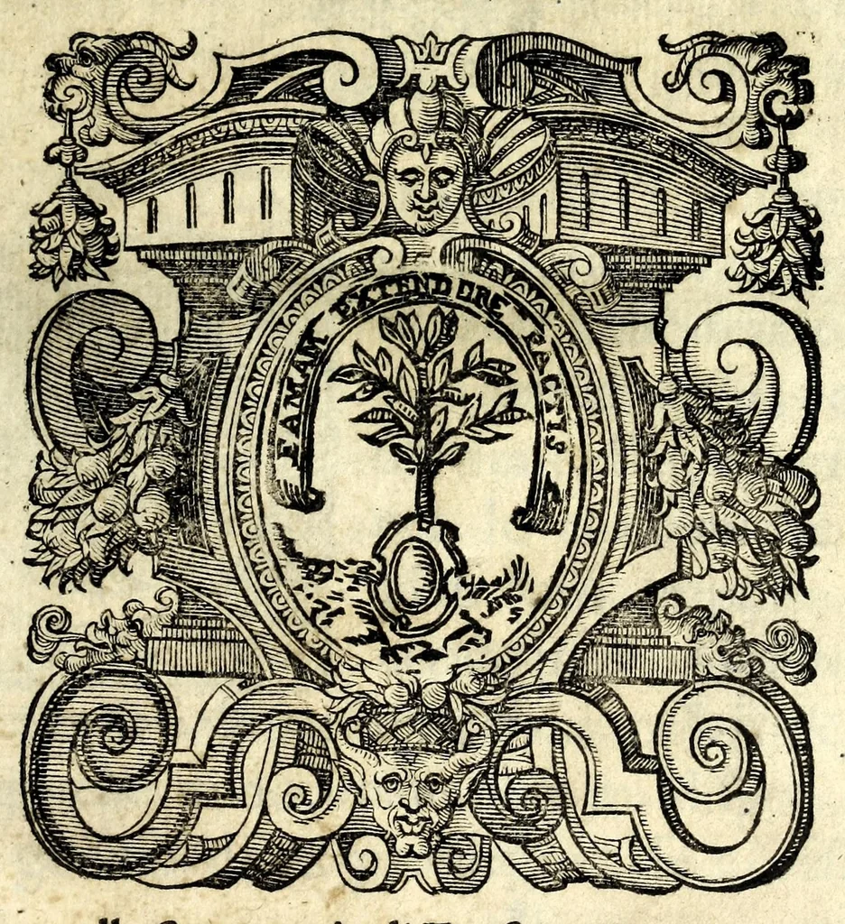An illustration from La Merope : tragedia, 1605, leaf 9