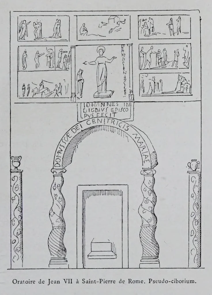 An illustration from La messe : études archéologiques sur ses monuments, 1883, leaf 27
