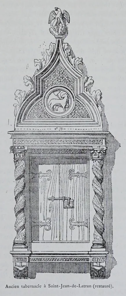 An illustration from La messe : études archéologiques sur ses monuments, 1883, leaf 81
