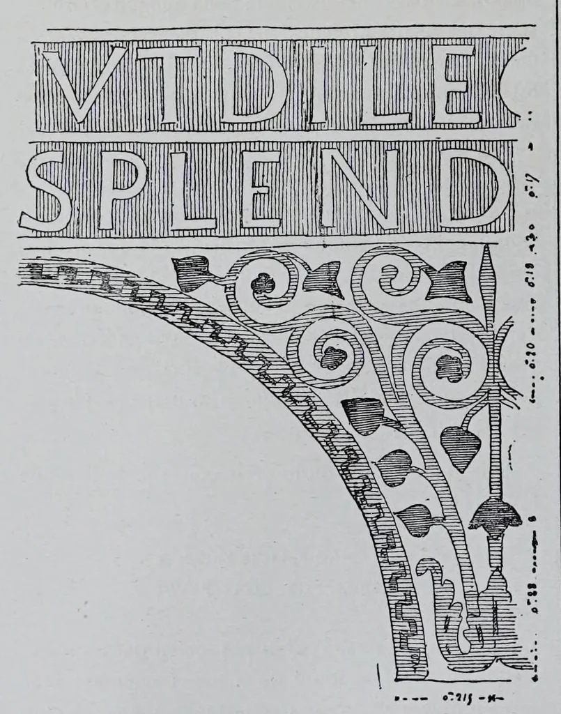An illustration from La messe : études archéologiques sur ses monuments, 1883, leaf 176