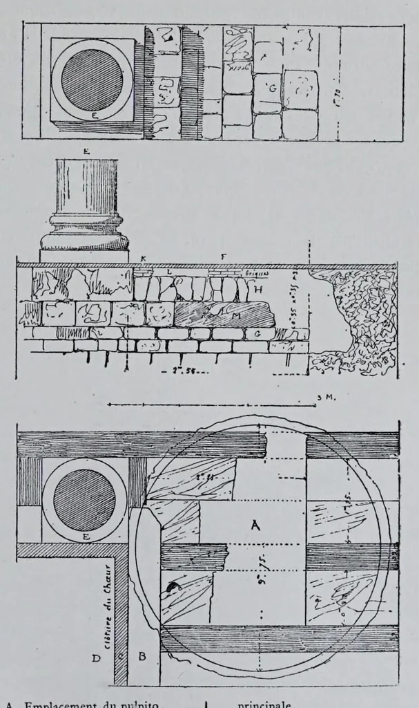An illustration from La messe : études archéologiques sur ses monuments, 1883, leaf 69