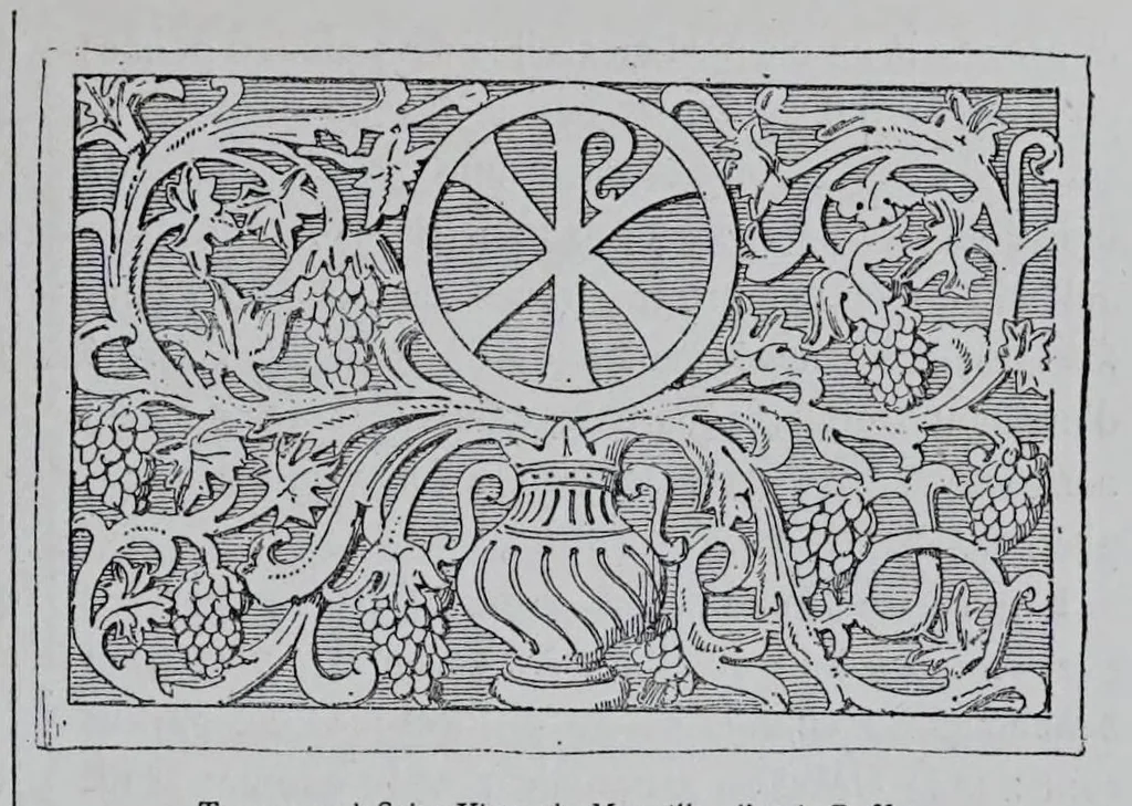 An illustration from La messe : études archéologiques sur ses monuments, 1883, leaf 89