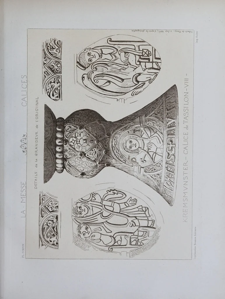 An illustration from La messe : études archéologiques sur ses monuments, 1883, leaf 291